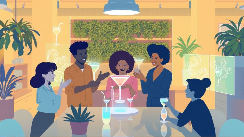 Colaboración creativa en un espacio vibrante