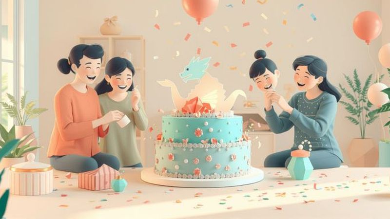 Familia crea un festín artístico y alegre