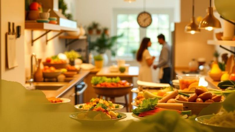 Una cocina armoniosa