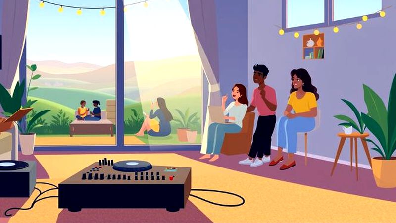 Un ambiente cálido y tranquilo celebra la música
