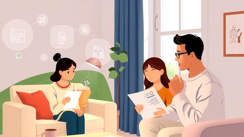 Una familia se organiza con seguridad