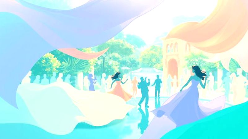 Una ilustración editorial evocadora y elegante