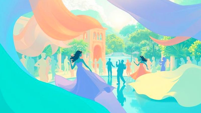 Una ilustración editorial evocadora y elegante