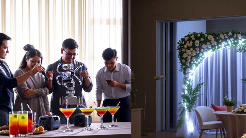 Un grupo celebra la creatividad en armonía