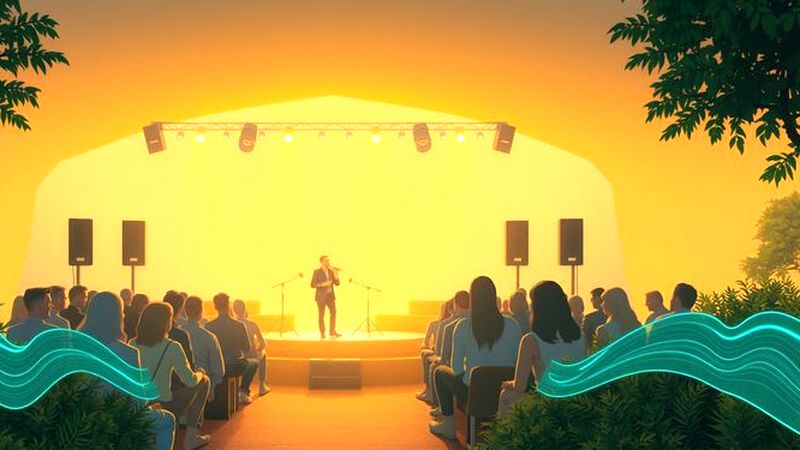 Un escenario musical suave y conectado