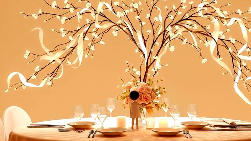 Flores delicadas adornan una celebración sencilla y elegante