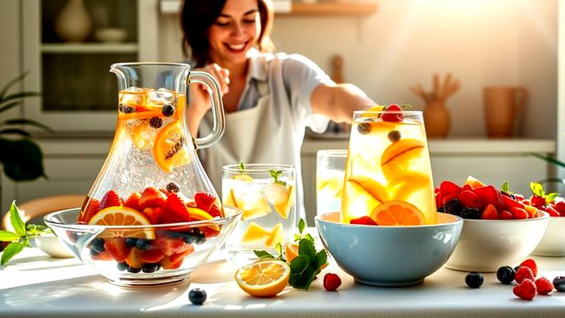 Una cocina serena ofrece abundancia y frescura