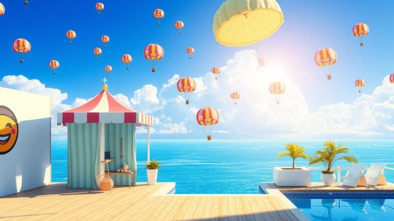 Un estudio ilustrado muestra recreación acuática y aérea