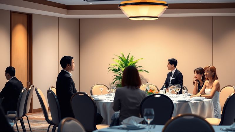 Un evento elegante y sereno se celebra