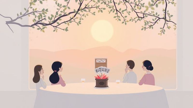 Un momento sereno y evocador se recuerda