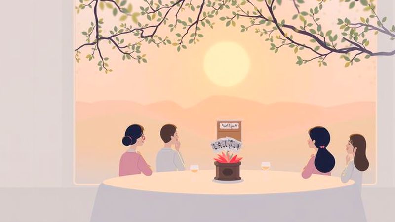 Un momento sereno y evocador se recuerda