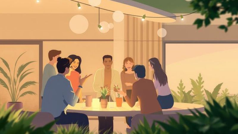 Un espacio cálido celebra la conexión
