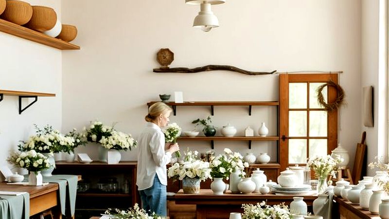 Un taller luminoso y creativo florece