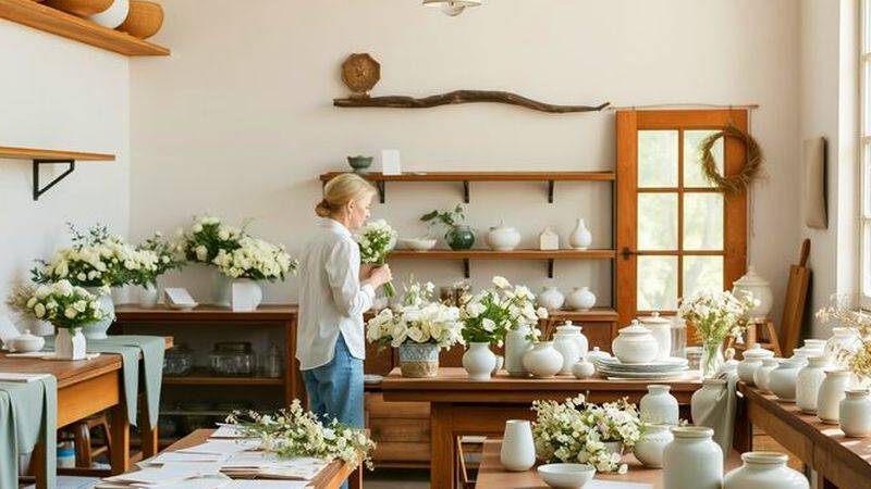 Un taller luminoso y creativo florece