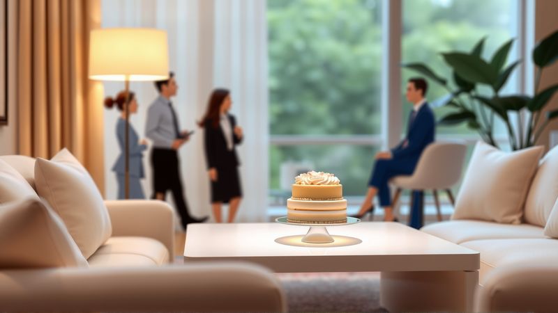 Un salón elegante evoca calma y lujo