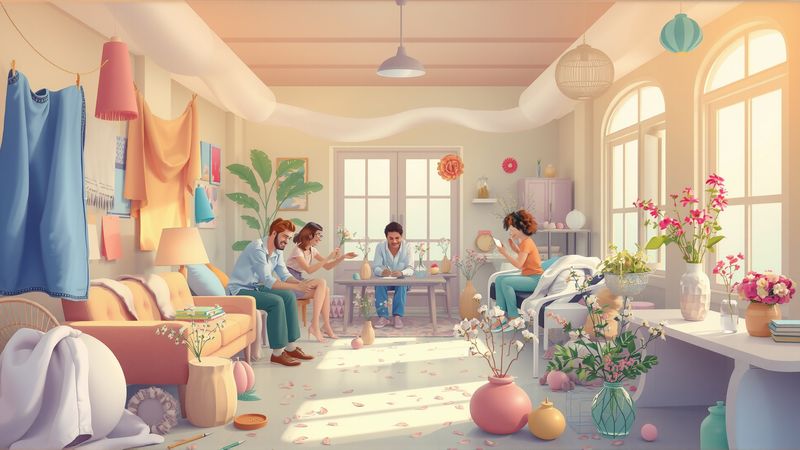 Un espacio cálido celebra la creatividad comunitaria