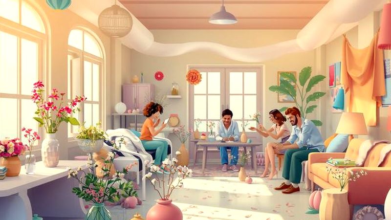 Un espacio cálido celebra la creatividad comunitaria