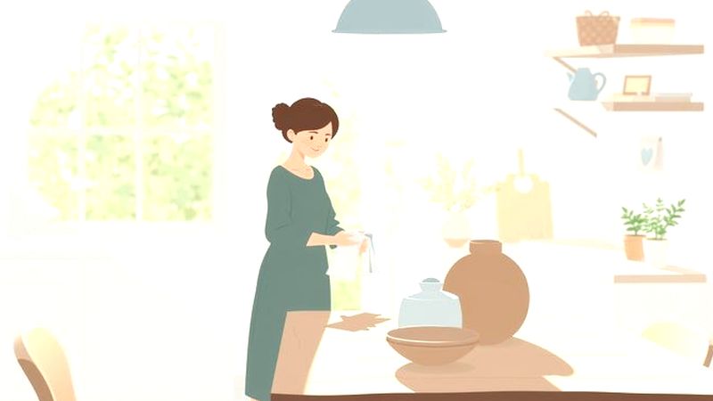 Una cocina cálida invita a la calma